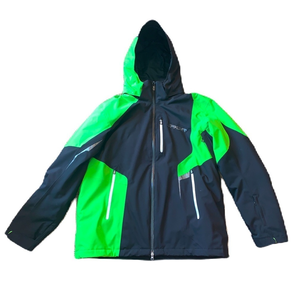 Spyder XXL Chambers Waterproof Insulated Ski Jacket Men Snowboard 20K/20K - Picture 2 of 13